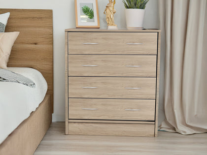 Bardalona 4-Drawer Oak