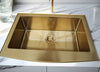 STAINLESS STEEL SINK SINGLE GOLD