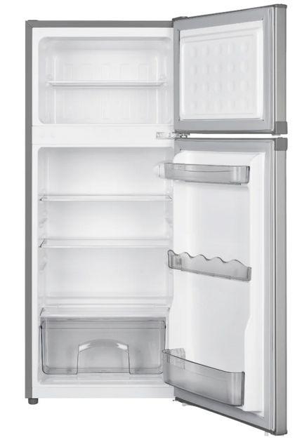 Imprasio 125L Top Mount Fridge Freezer Stainless Steel IMTMF125SS manual defrost