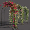 DS BS Metal Garden Arbor Wedding Arch Rack Stand 240cm