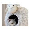 DS BS Cat Tree Tunnel Play Tree House-Sheep