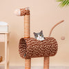 DS BS Cat Tree Tunnel Play Tree House-Giraffe