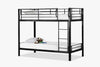 EASY FIX METAL BUNK BED BLACK