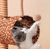 DS BS Cat Tree Tunnel Play Tree House-Giraffe