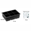 DS BS 3 Pcs Silicone Ice Cube Molds Set