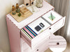 Lonna Steel Tallboy 5-Drawer Pink