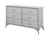 Delani 6 Drawer Chest Grey