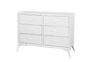 Delani 6 Drawer Chest Cream