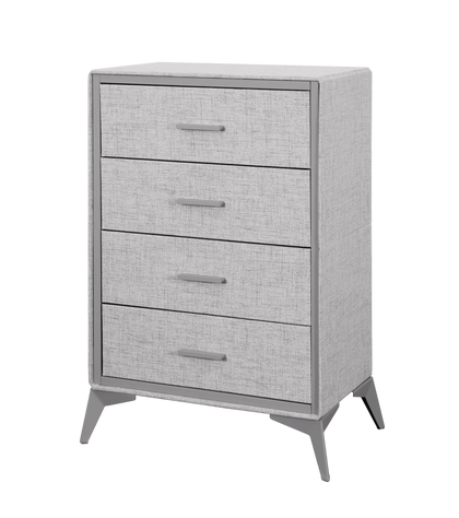 Delani 4 Drawer Chest Grey