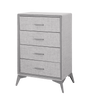 Delani 4 Drawer Chest Grey