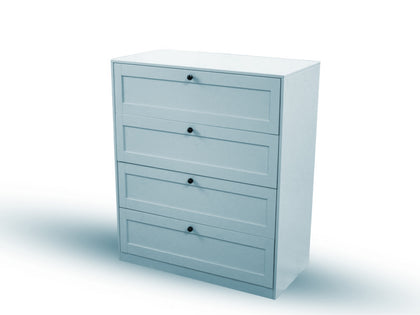 Lonna Steel 4-Drawer Tallboy Mint