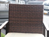 Livonia Outdoor Rattan Set Brown