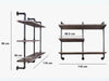 Pipe Shelf 3 Tier