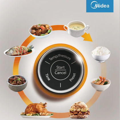 Midea 5.5L Pressure Cooker MY-CS6022WPA