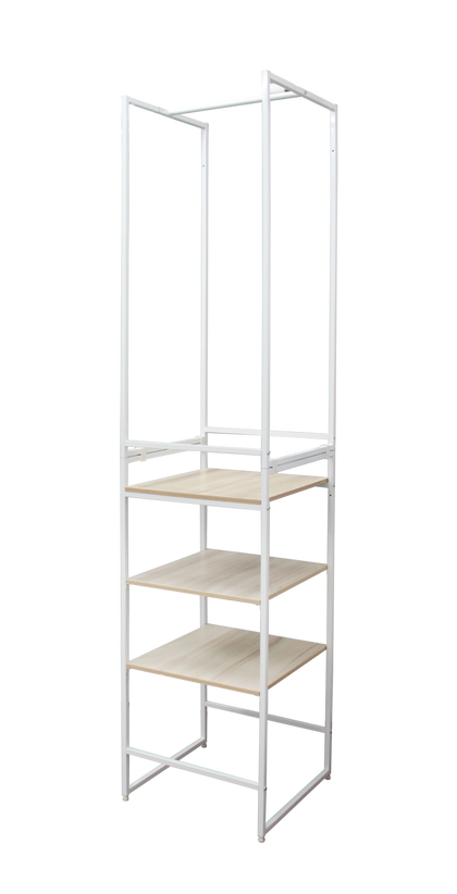 Delani Closet Organizer With Open-Shelf