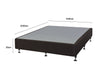 T DS NZ MADE SW queen bed base black + Gel30 Mattress Queen Size Combo