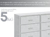 Delani 6 Drawer Chest Grey