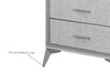 Delani 4 Drawer Chest Grey