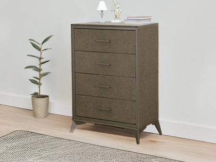 Delani 4 Drawer Chest Brown