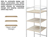 Delani Closet Organizer With Open-Shelf