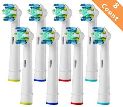 DS BS 8pc Replacement Electric Toothbrush Heads Compatible for Oral B