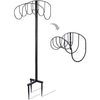 DS BS Manger Style Metal Garden Hose Stand