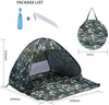 DS BS Instant Easy Pop Up Beach Tent Sun Shelter-Camo