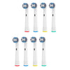 DS BS 8pcs Precision Clean Brush Heads for Oral B