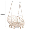 DS BS Handmade Macrame Swing Hammock Chair-Blue