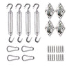 DS BS 12pcs Sun Shade Sail Hardware Kit