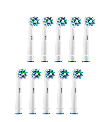 DS BS 8pcs CrossAction Clean Brush Heads for Oral B