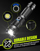 DS BS High Lumen LED Rechargeable Super Bright Torch Flashlight-18CM