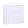 DS BS Nail Polish Organizer 48 Grid Clear Double Side