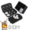 DS BS 3 Pcs Silicone Ice Cube Molds Set