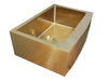 STAINLESS STEEL SINK SINGLE GOLD