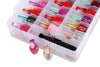 DS BS Nail Polish Organizer 48 Grid Clear Double Side