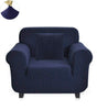 DS BS Sofa Cover High Stretch Sofa Cover One Seat-Blue