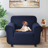 DS BS Sofa Cover High Stretch Sofa Cover One Seat-Blue