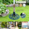 DS BS Outdoor Traditional Resin Garden Bird Bath-Green