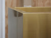 STAINLESS STEEL SINK SINGLE GOLD