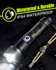 DS BS High Lumen LED Rechargeable Super Bright Torch Flashlight-18CM