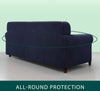 DS BS Sofa Cover High Stretch Sofa Cover One Seat-Blue