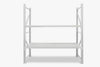 Longspan Shelving 1.5M - Main Bay 2 Layer Grey White