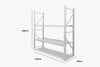 Longspan Shelving 1.5M - Main Bay 2 Layer Grey White