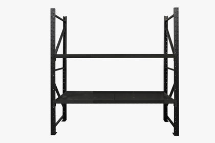 Longspan Shelving 2M - Main Bay 2 Layer Black