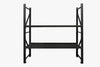 Longspan Shelving 1.5M - Main Bay 2 Layer Black