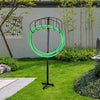 DS BS Manger Style Metal Garden Hose Stand