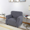 DS BS High Stretch Sofa Couch Slipcover One Seat-Gray
