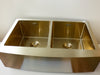 STAINLESS STEEL SINK DOUBLE GOLD