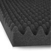 Acoustic Foam Egg Shell Black 50X50 12Pcs